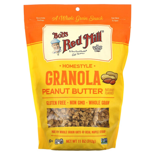 Bob's Red Mill, Hemstil granola, Peanutfyllning, 11 oz (312 g)