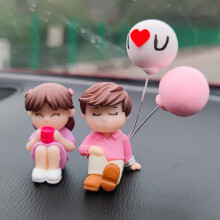 (StyleM) Interior Car Stylish Decoration Cartoon Couple Figurines In Various Styles