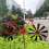 BiFandian Wind Spinner με Παλάτι – Vintage Μεταλλικό Διακόσμηση Κήπου με Ποδήλατο, Συμβατό με 6