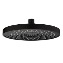 25cm Large Water Volume Booster Shower Pressurized Single Home Bathroom Shower Set Black