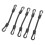 5 Pcs Short Bungee Cords with Hooks Elastic String 4
