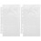 2Pièces Protectrices PVC Transparentes Pour Scrapbook DIY 9