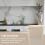 Worgeous Schmaler Abfalleimer Beige Kunststoff 1 Set 7