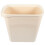 Worgeous Schmaler Abfalleimer Beige Kunststoff 1 Set 8