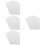24Pièces Blanks Métal Sublimation Aluminium Pour DIY 5