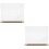2Pièces Présentoir Transparent Multi-Usage Support Bois 8