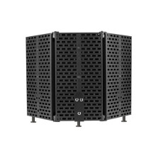 Panel Reflection Filters Studio Recording Microphone Isolation Shield Suitable for Any Condenser Mic Three Doors