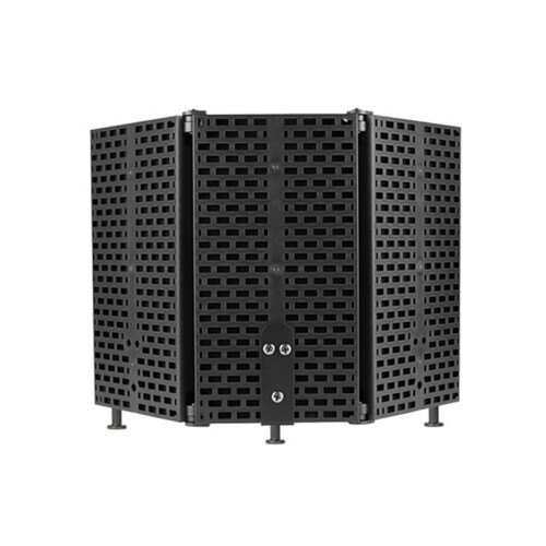 Panel Reflection Filters Studio Recording Microphone Isolation Shield Suitable for Any Condenser Mic Three Doors