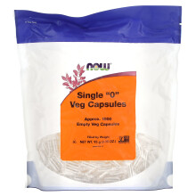 NOW Foods, Enkele '0' Veg Capsules, 1000 Lege Veg Capsules