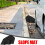 Heavy Duty Plastic Threshold Ramp 50x27cm 3