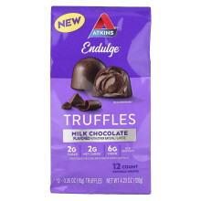 Atkins, Endulge, Trufit, Maitomaitos, 12 kappaletta, 0.35 oz (10 g) Kappale