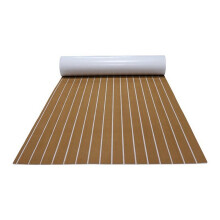 Antislipmat 2400x600mm EVA Teakhouten Dekplaat Bootvloer Geschikt voor Jachten en Toerwagens