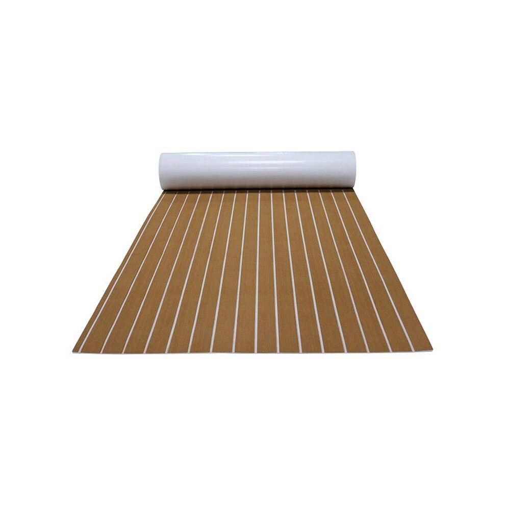 Non Slip Pad 2400X600mm Eva Teak Decking Sheet Boat Flooring Fit For Yacht Touring Car 6032150369533