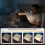 Lampe de lecture LED intelligente à panneau plat dimmable 3 couleurs 2 7