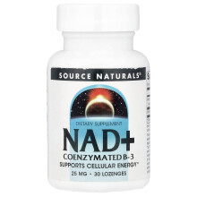 Source Naturals, NAD+, Koenzymovaná B-3, 30 Lžičky