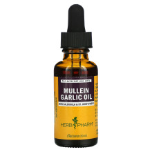 Herb Pharm, Mullein Garlic Öljy Calendula & St. John's Wort, 1 fl oz (30 ml)