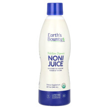 Earth's Bounty, Taiti Szerves Noni Gyümölcslé, 32 fl oz (946 ml)