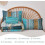 Boho Comforter Set Microfiber 8-Piece Teal Yellow 6