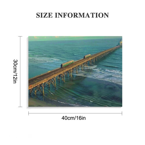 Folly Beach Leinwandbild, 40 x 30 cm 2