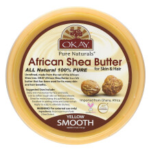 Okay Pure Naturals, African Shea Body Butter, Dla skóry i włosów, 7,5 oz (212 g)