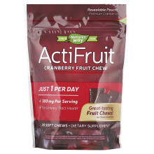 Nature's Way, ActiFruit, Krabbertræ Frugt Kærling, 500 mg, 20 Bløde Kærlinger