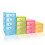 Clearance!Multi-Layer Plastic Drawer Storage Box Durable Plastic Mini Desktop Drawer Sundries Case Small Objects 5