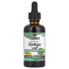 Nature's Answer, Blätter von Ginkgo, Flüssigextrakt, Alkoholfrei, 2 fl oz (60 ml)