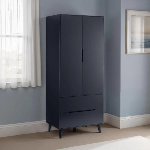 Alicia 2 Door 2 Drawer Wardrobe Anthracite