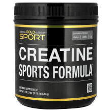 California Gold Nutrition, Sport, Creatine Sports Formel, mit Aminosäure-Blend, Beta-Alanin, Beet-Saft & Kokos, 1,13 lb (514 g)