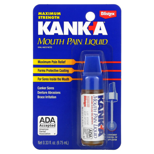Blistex Blistex, Kank-A, Λύκος Οδοντικής Αلمهίας, 0.33 fl oz (9.75 ml)