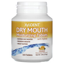 XyliDENT, Droge Mondverzachtende Tablets met Xylitol, Orange, 100 Tablets