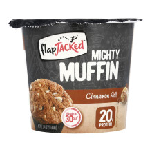 FlapJacked, Mighty Μούφιν, Κανέλα Ρόλλ, 1.94 oz (55 g)