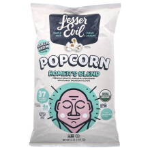 LesserEvil Popcorn Homer's Blend Garlic Parm 4,6 oz (130 g)