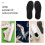 Rubber mat pair 12.58 x 4.95 x 0.15 in 7