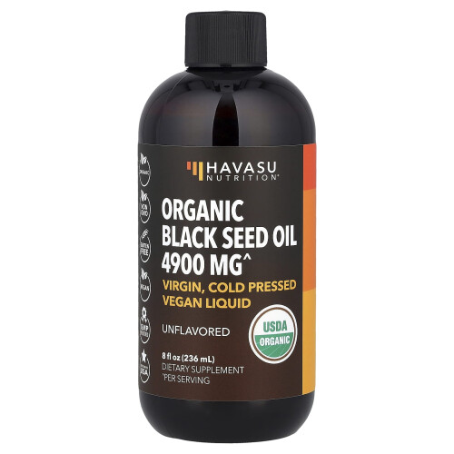 Havasu Nutrition, Οργανική Μαύρη Σπάνια Λάδι, Unflavored, 8 fl oz (236 ml)