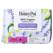 The Honey Pot Company, Bio-Kalmen-Heilkräutern-Infusion, Pads mit Flügeln, Regulär, 20 Zählung