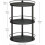 Spice Rack Organizer Rotating 3-Tier Black 7