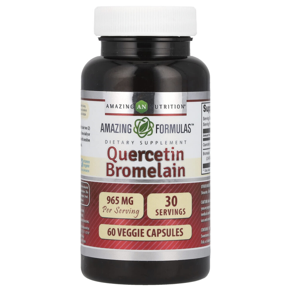 Amazing Nutrition , Quercetin Bromelain, 60 Veggie Capsules