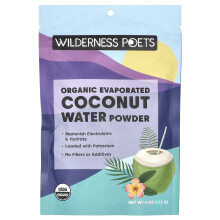 Wilderness Poets, Organic Woda Kokosowa w Postaci Proszku, 4 oz (113 g)