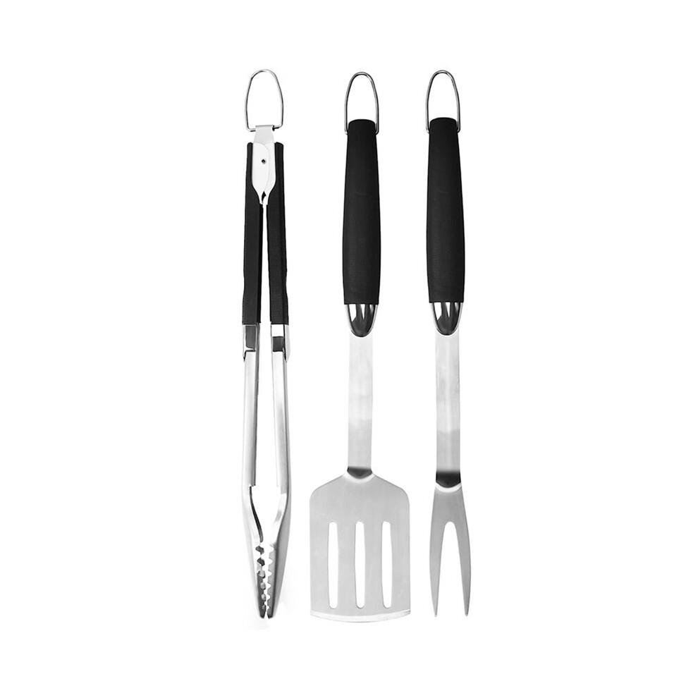 Stainless Steel Grill Tool Set, Barbecue Fork Tongs, Grilling Spatula, Portable Multifunction Bbq Grill Tool 4713755161792