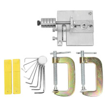 Leather Strap Cutter with Replaceable Blade, Strong Metal Aluminium and Steel Construction - Detachable Design