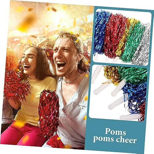 Pacote com 10 Pompons de Cheerleading com Alças 1