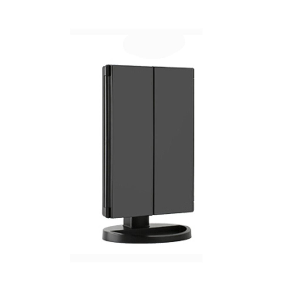 Tlily Makeup Mirror Vanity With Lights, 2X 3X 10X Magnification, Touch Control, Trifold Mirror, Dual Power Supply A
