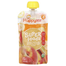 Happy Family Organics, Happy Tot, Super Voeding, Fase 4, Bananen, Pruimen, Mangos & Chia, 4.22 oz (120 g)
