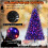 7-Ft Black Artificial Halloween Christmas Tree with Spooky Sounds - Black 4
