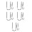 5Ensembles Boucles De Laisse Toilettage Noir En Nylon 6