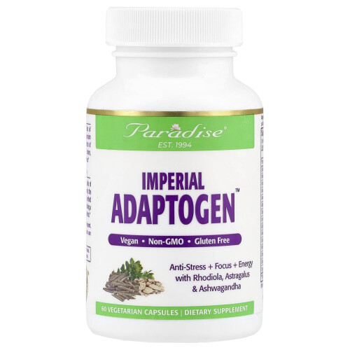 Paradise Herbs, Imperialis Adaptogen, 60 Vegetarian Φύλλα