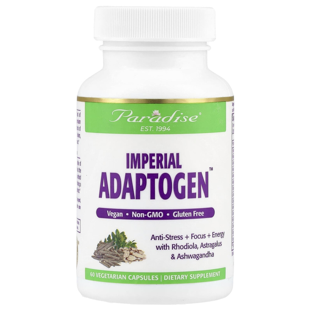 Paradise Herbs , Imperial Adaptogen, 60 Vegetarian Capsules