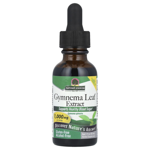 Nature’s Answer Gymnema Leaf Alcohol-Free Liquid Extract - 30ml