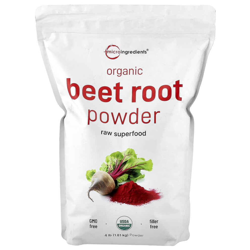 Micro Ingredients , Organic Beet Root Powder, 4 Lb (1.81 Kg)